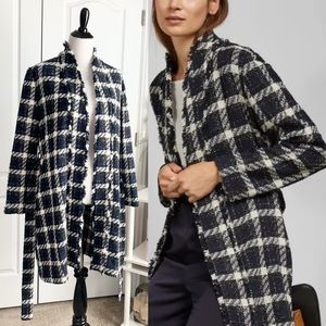 Ted Baker Boucle Belted Tweed Coat